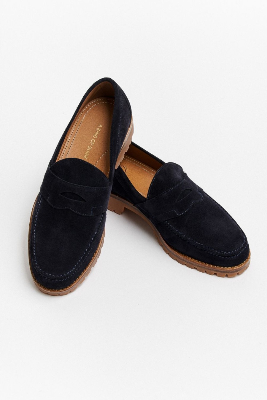 A Kind of Guise Bari Loafer Dark Azzurro | Schuhwerk